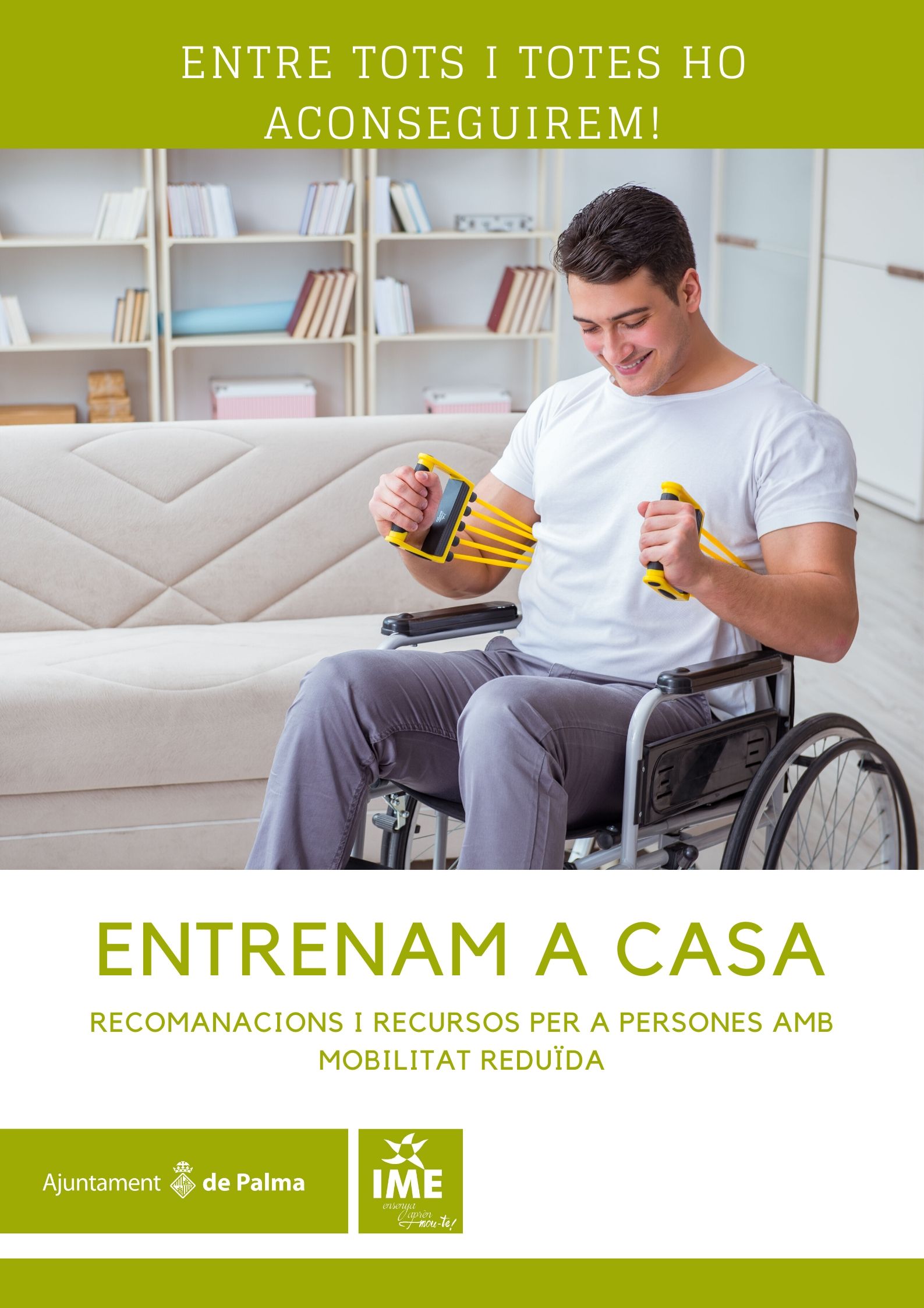 Entrena a casa. Persones amb mobilitat reduïda